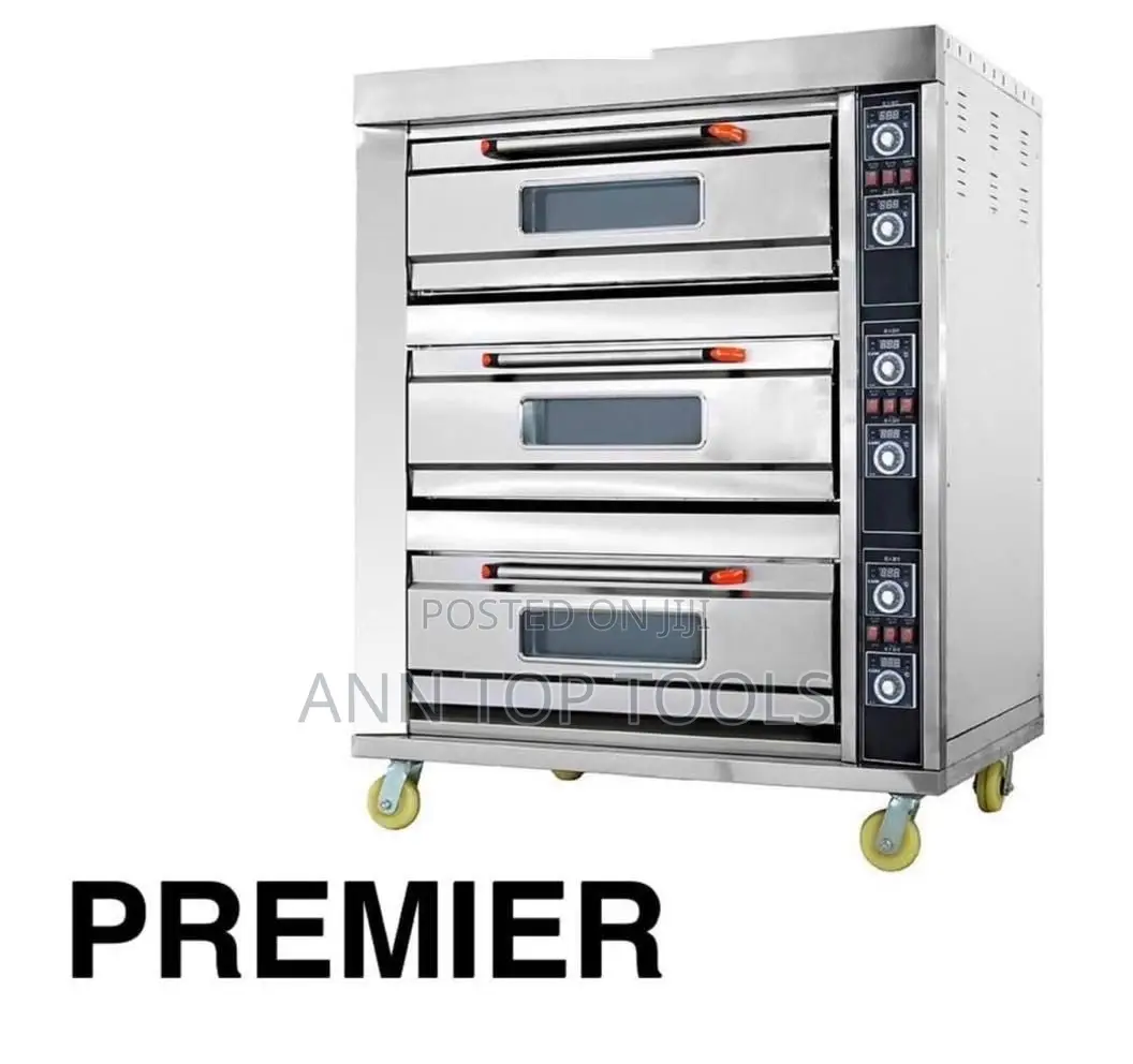 Commercial Electric Oven 3deck 6 Tray