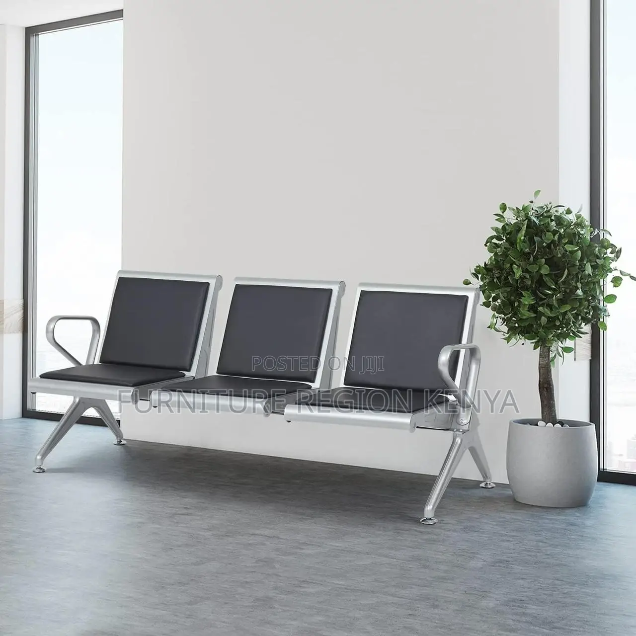 Padded Waiting Bench