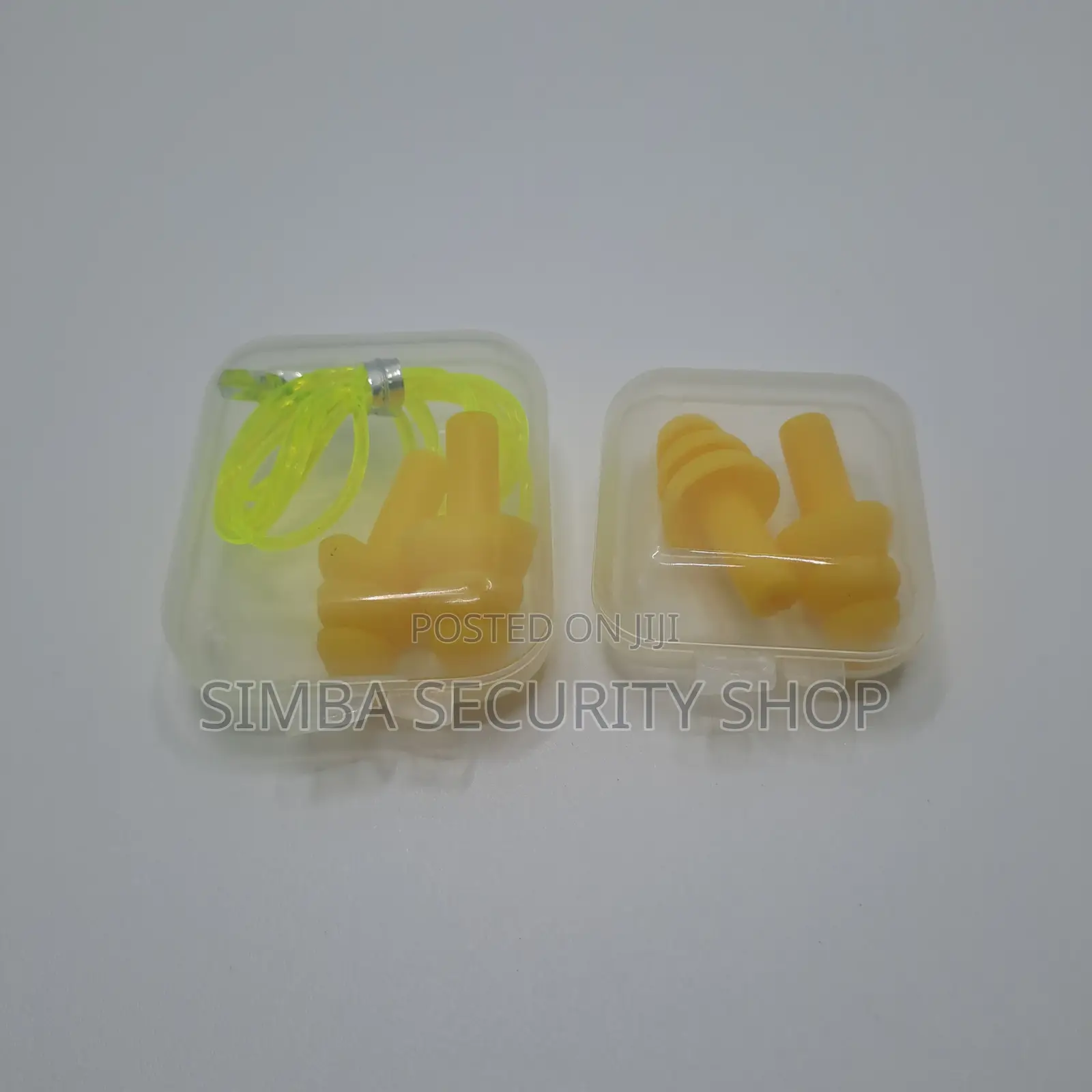 Yellow Ear Plugs Silicone Matatu Construction Wired Wireless