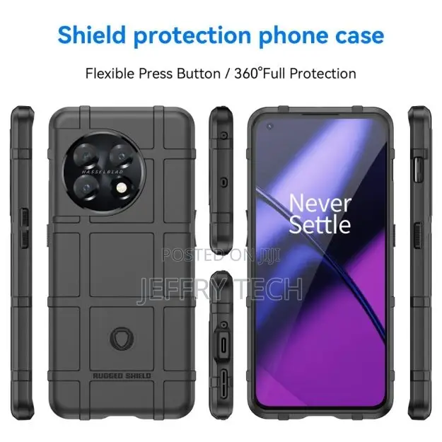 Rugged Shield Case - Oneplus 11 - Black