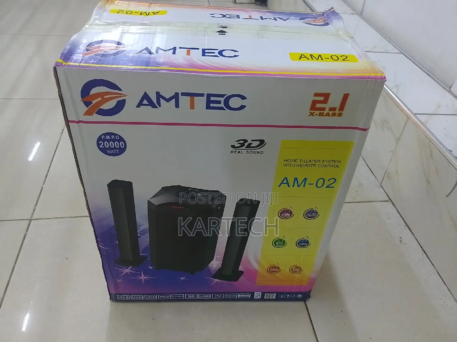 AMTEC AM-02 2.1 HI-FI Multimedia Speaker System.