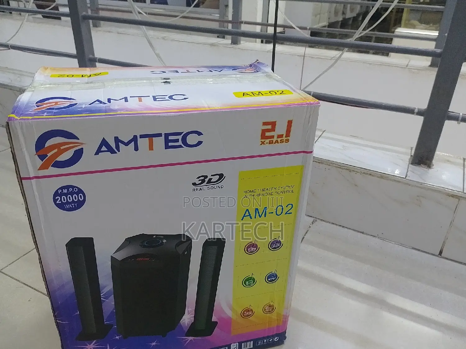 AMTEC 2.1CH Multimedia Speaker Sound System AM-02