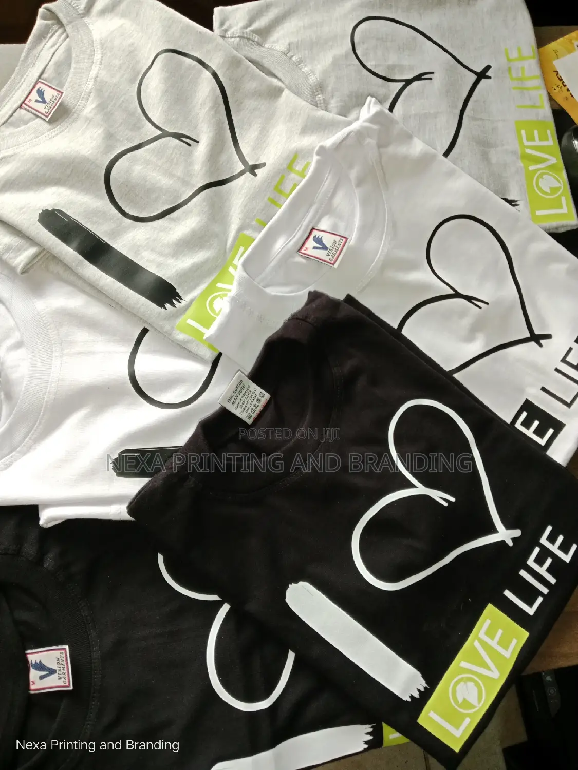 Custom Printed Round Neck Tshirt