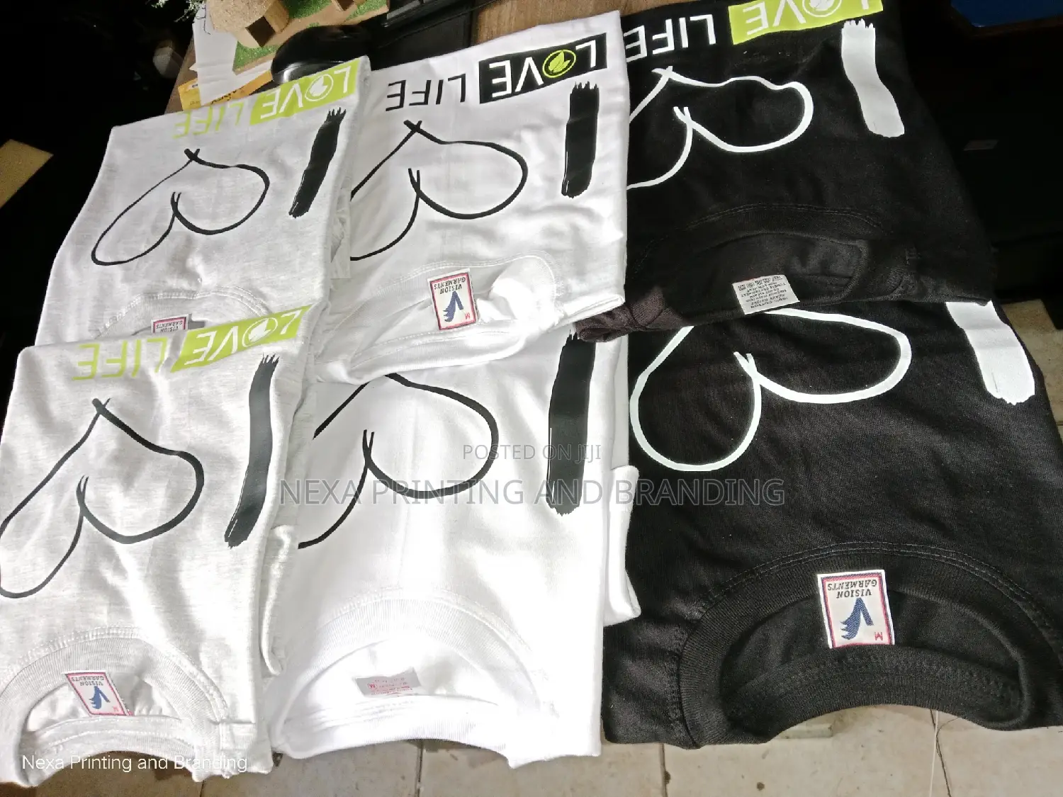 Custom Printed Round Neck Tshirt
