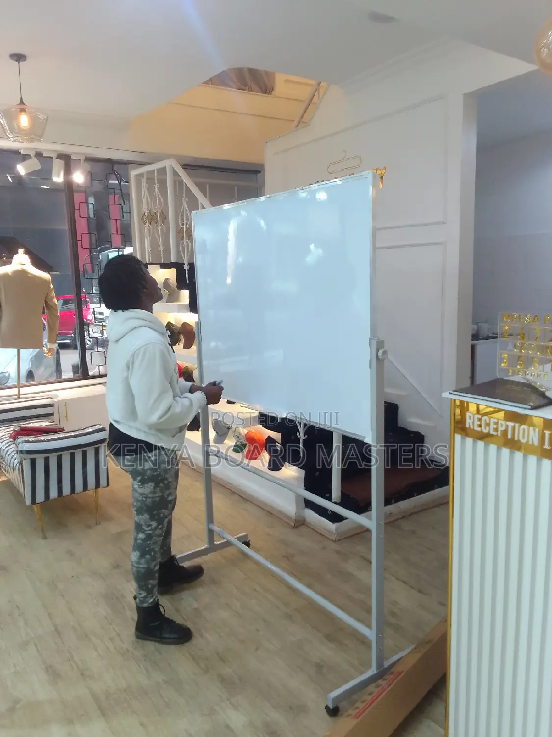 White Board White Board White Board on a Stand