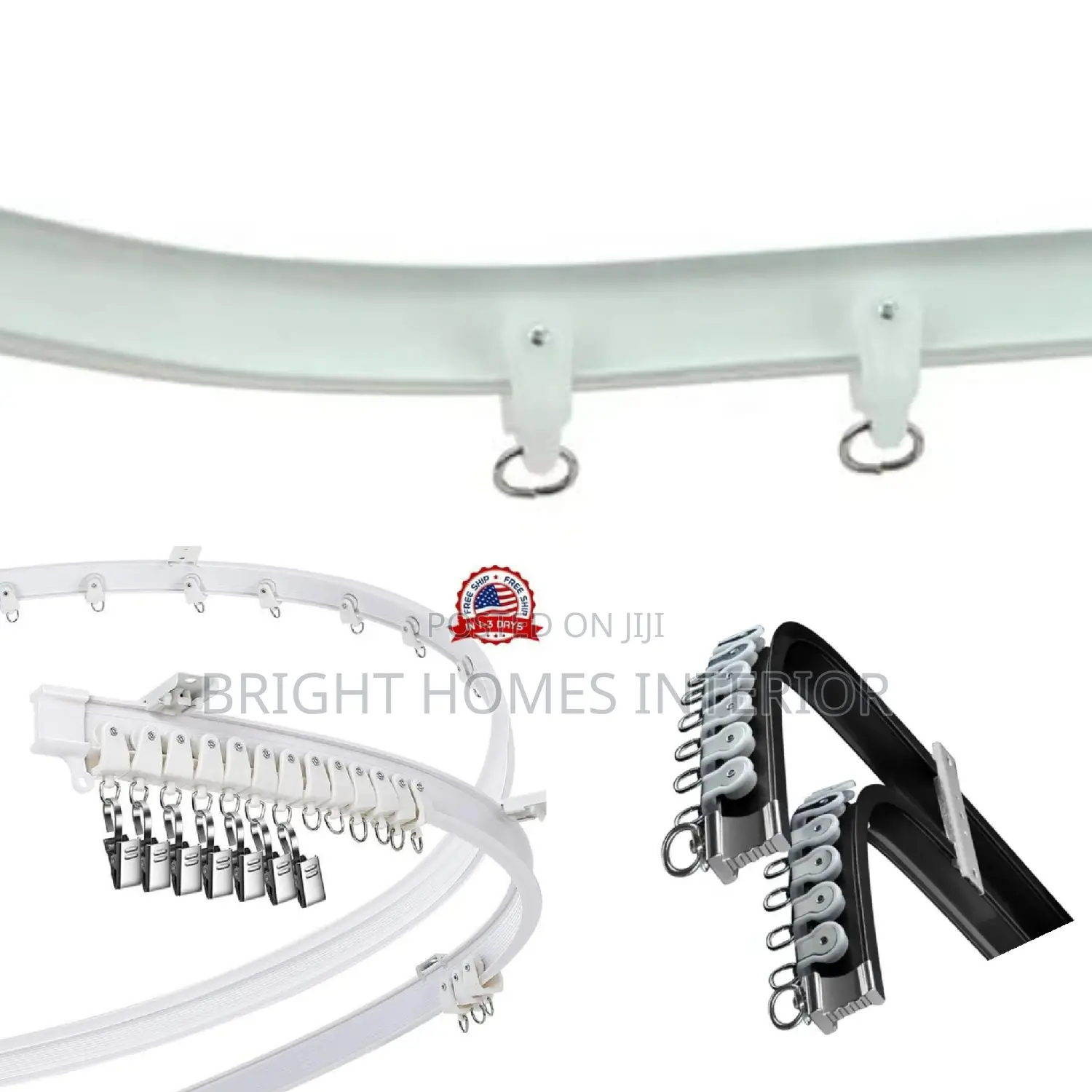 Bendable Curtain Rails Hospital Rails Mosquito Net Rails