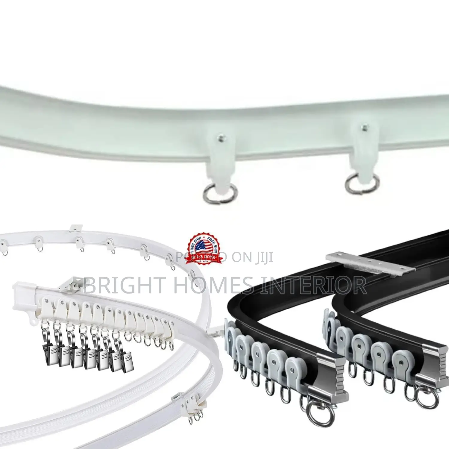 Bendable Curtain Rails Hospital Rails Mosquito Net Rails