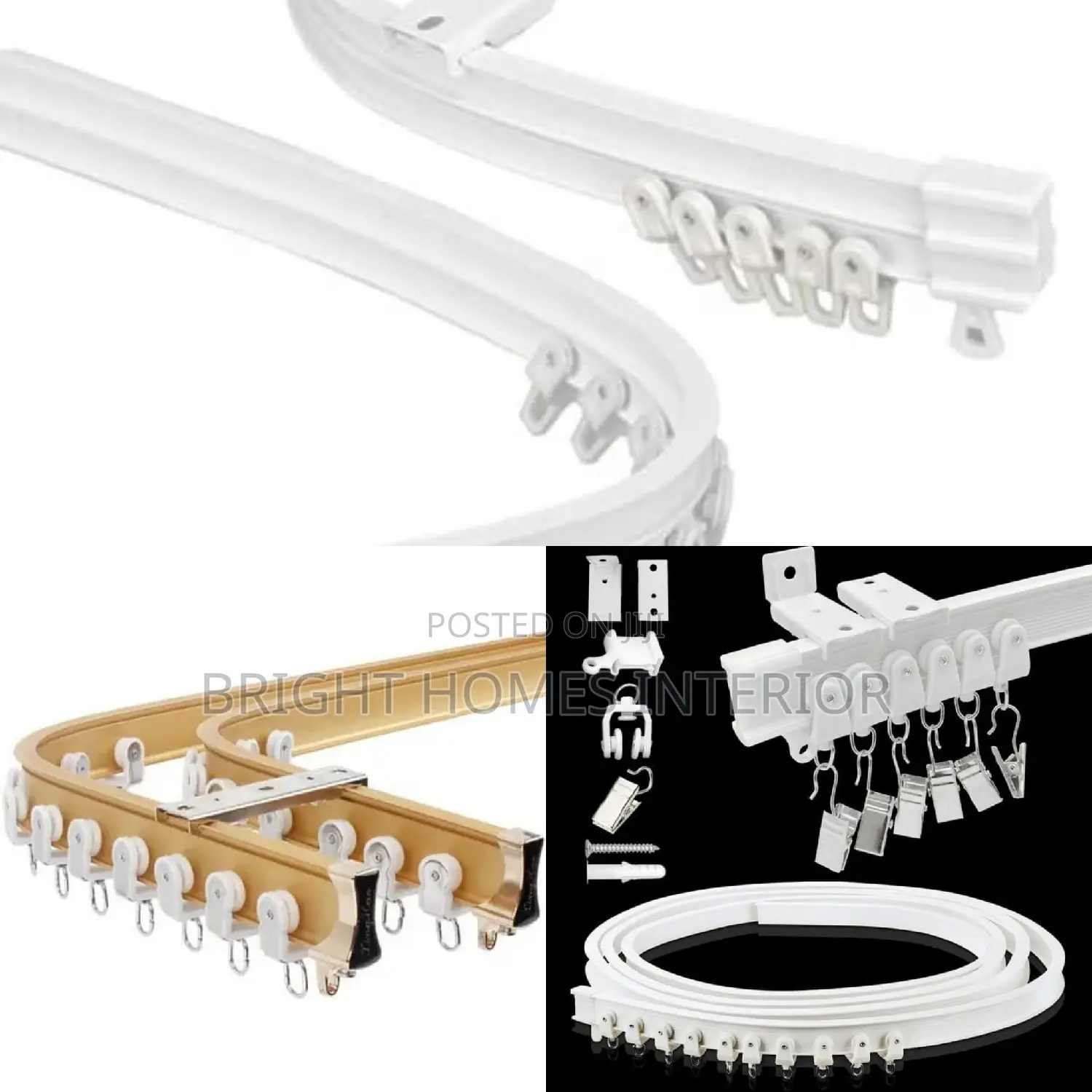 Bendable Curtain Rails Hospital Rails Mosquito Net Rails