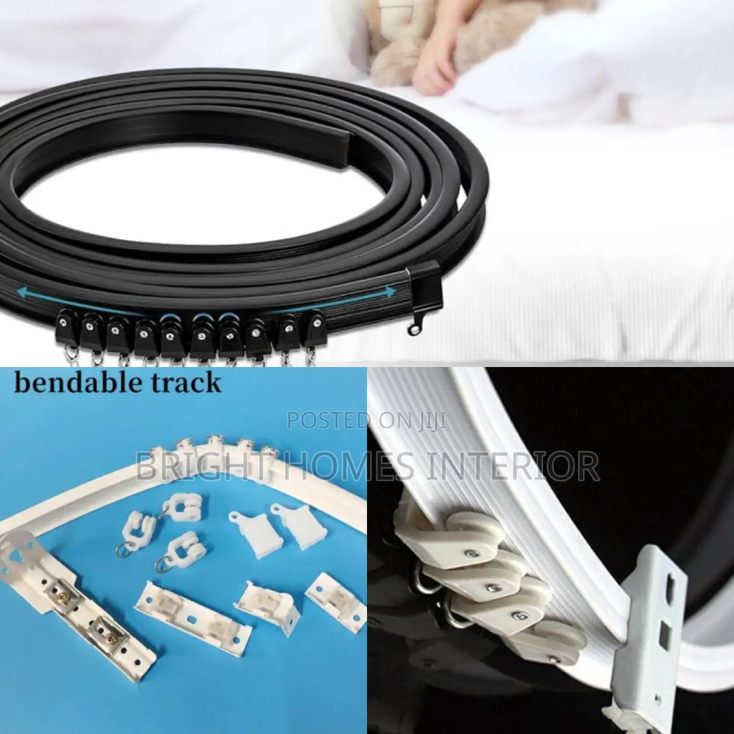 Bendable Curtain Rails Hospital Rails Mosquito Net Rails