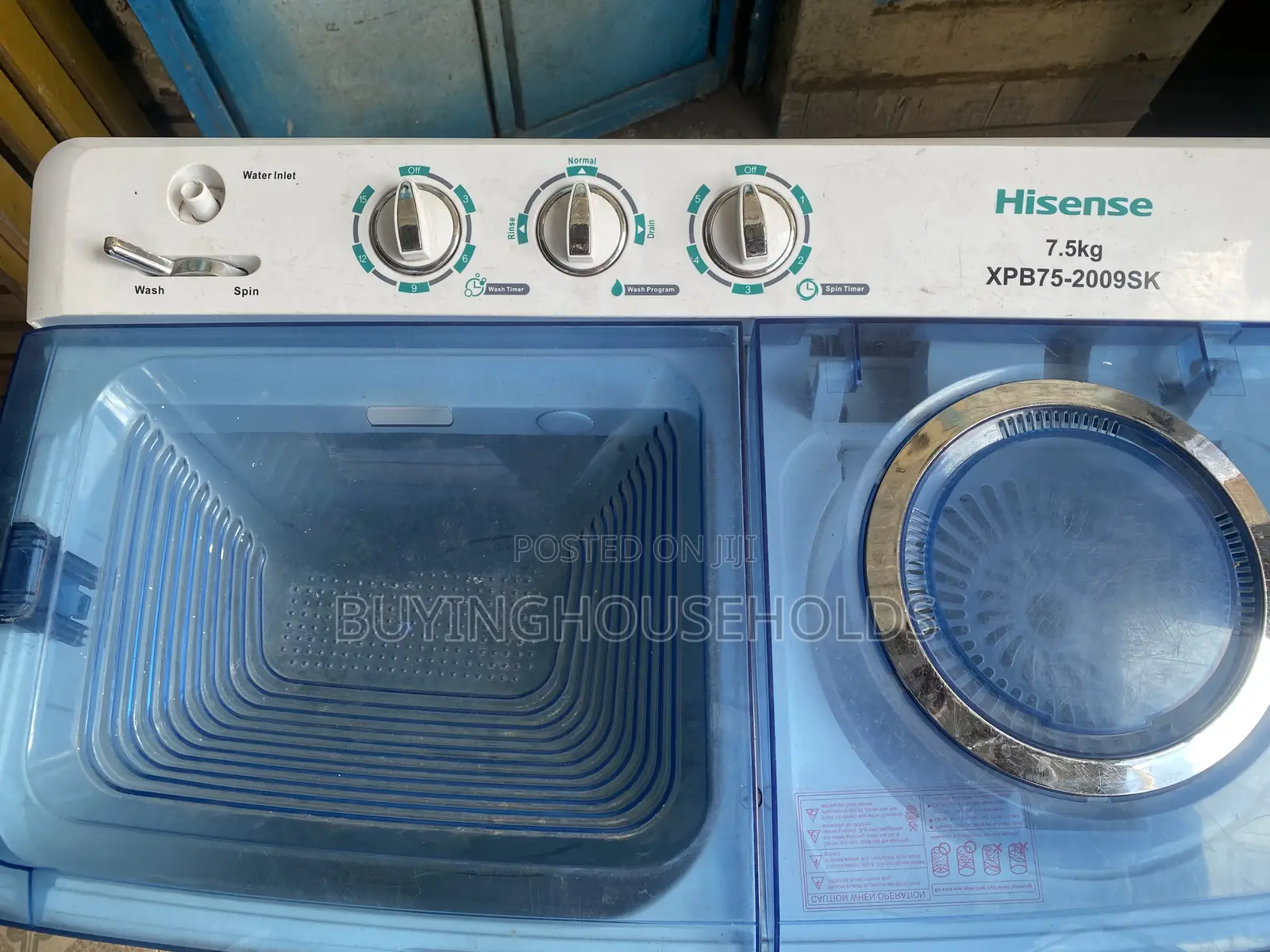 Hisense 7.5kg Washing Machine
