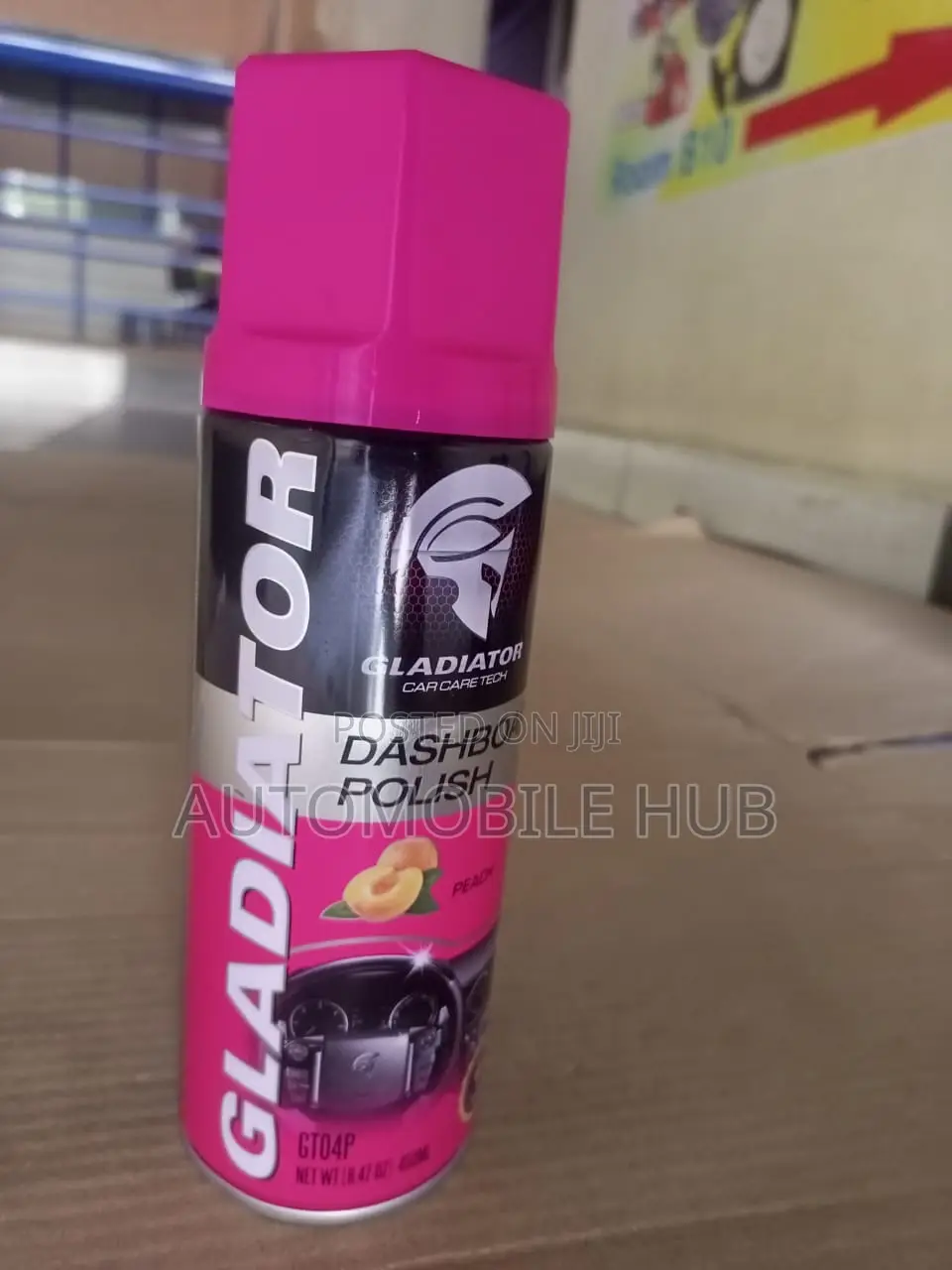 Gladiator Dashboard Spray Vanilla Strawberry Peach
