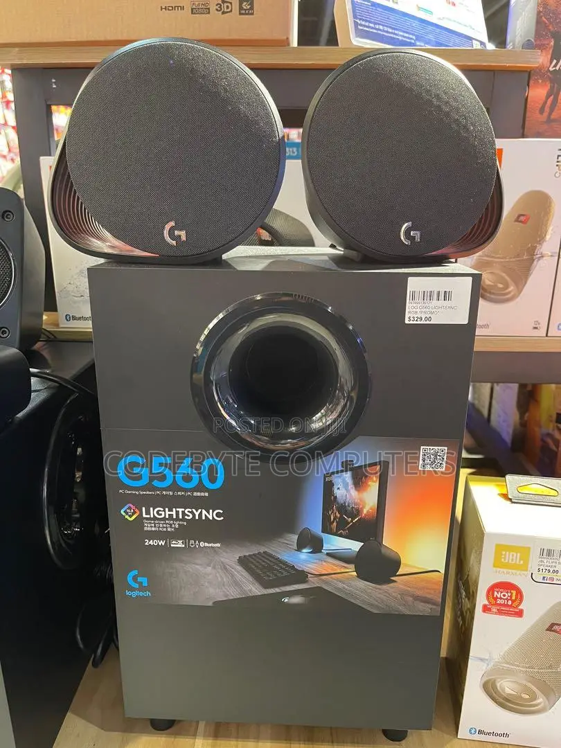 Logitech G560 Speaker ^ Logitech G560 Gaming Speaker