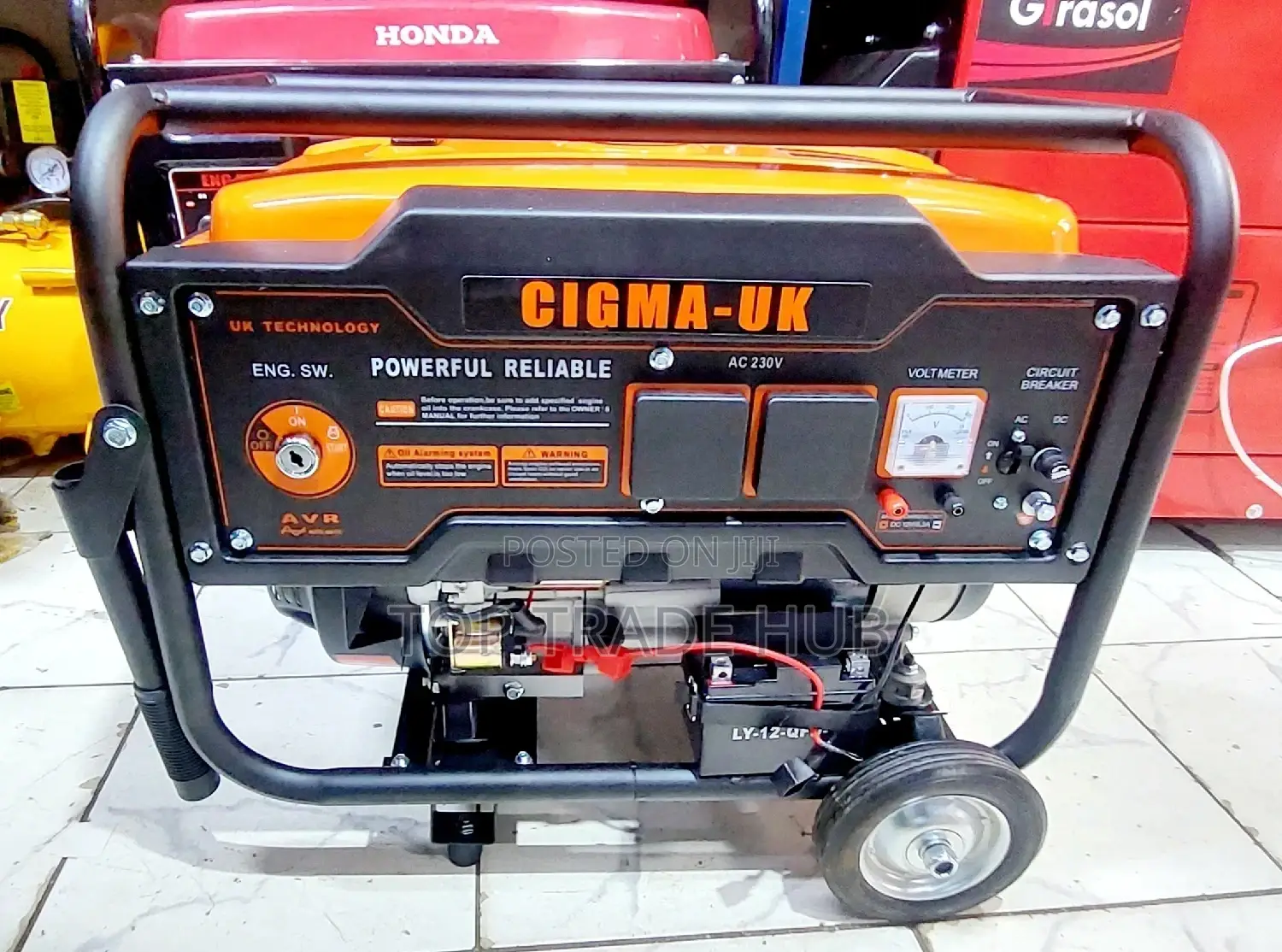 Powerful Cigma-uk Petrol 6.5kva Generator With Avr