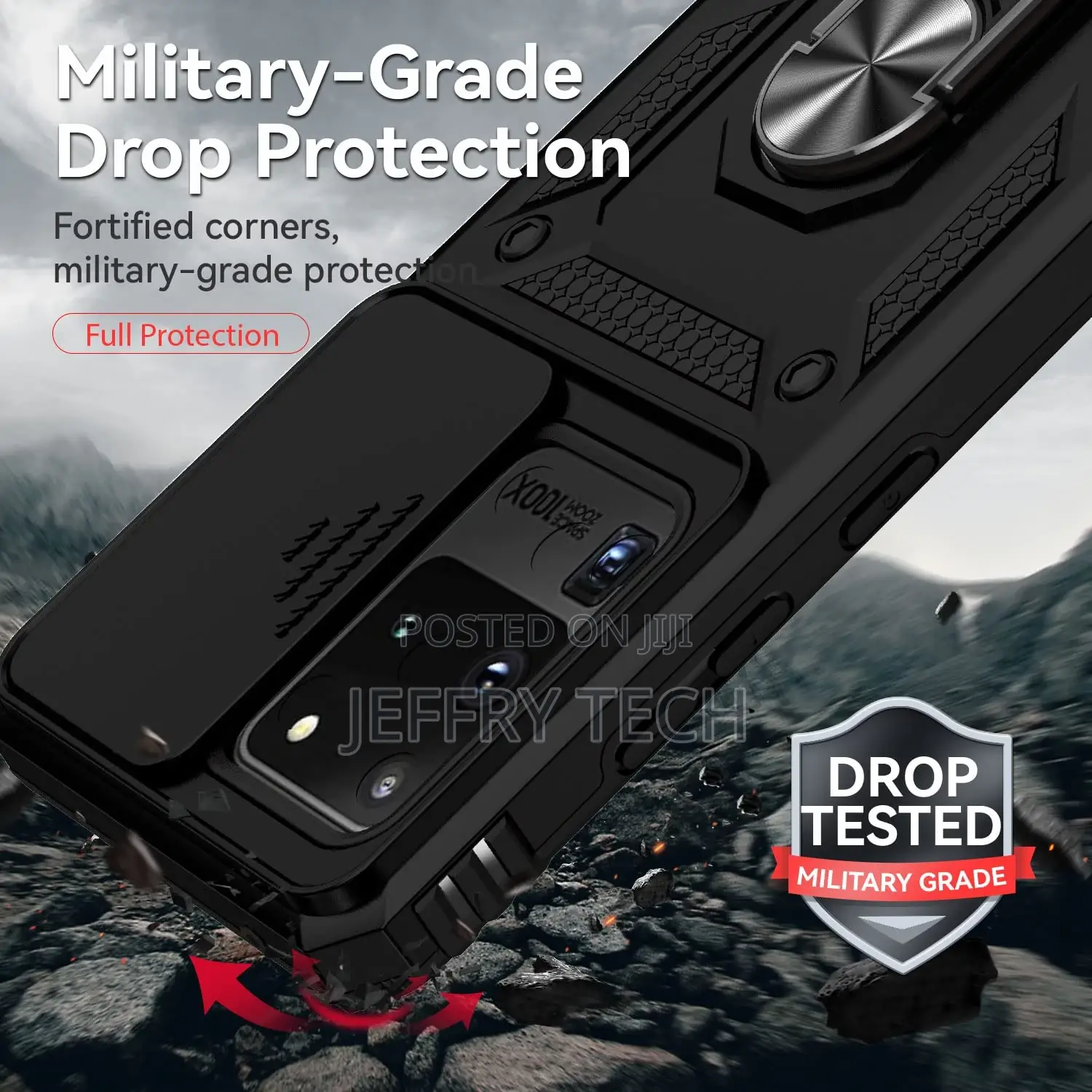 Samsung Galaxy S20 Ultra Case With Slide Camera Cover and TP
