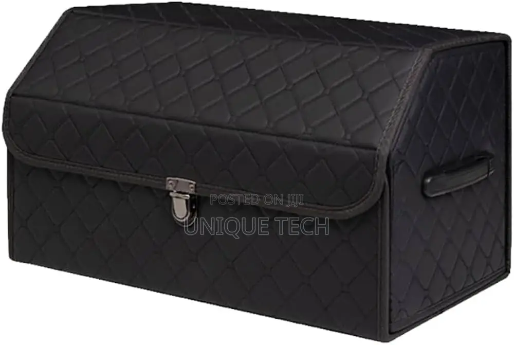 Leather Car Boot Organizer With Partitioning