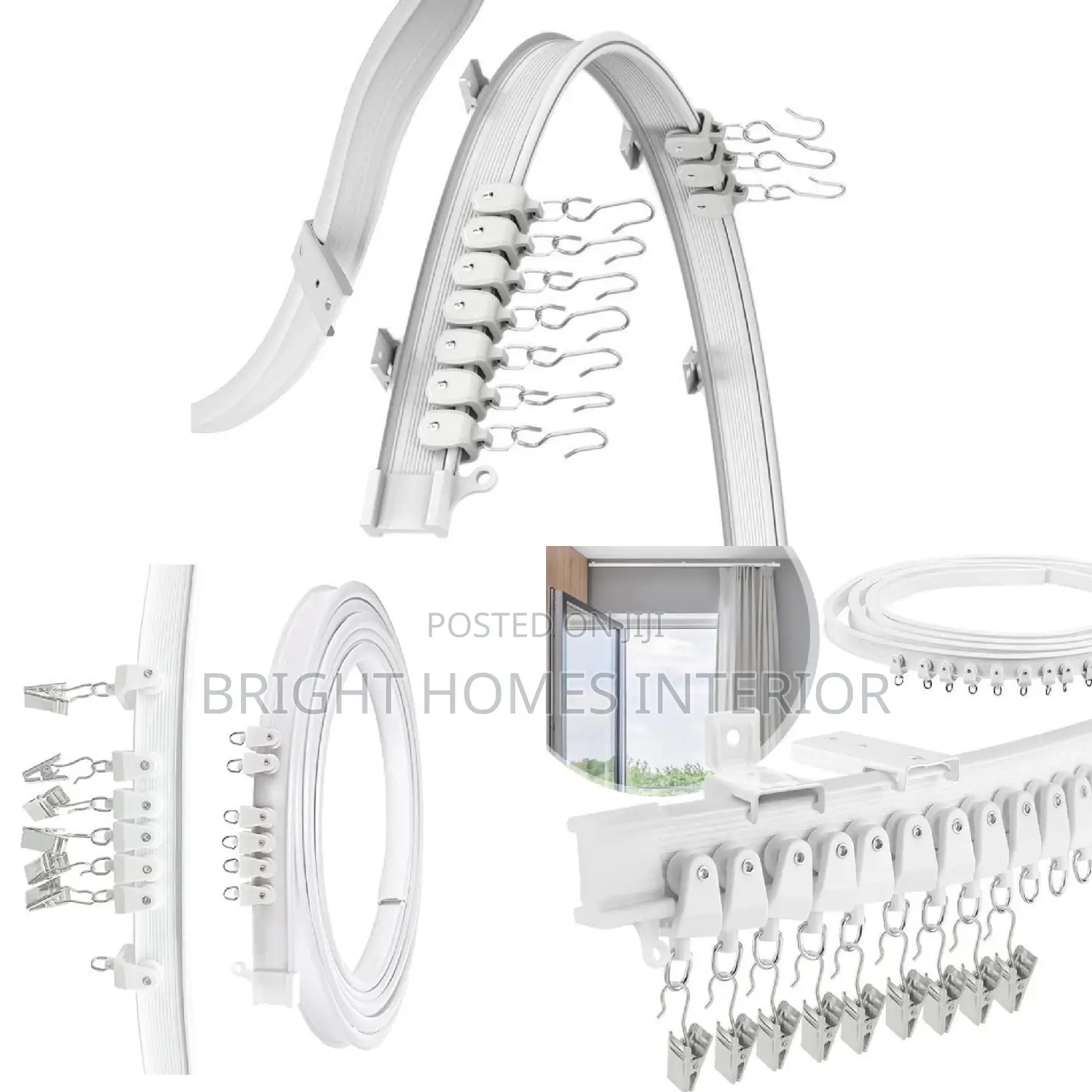 Bendable Curtain Rails Hospital Rails Mosquito Net Rails