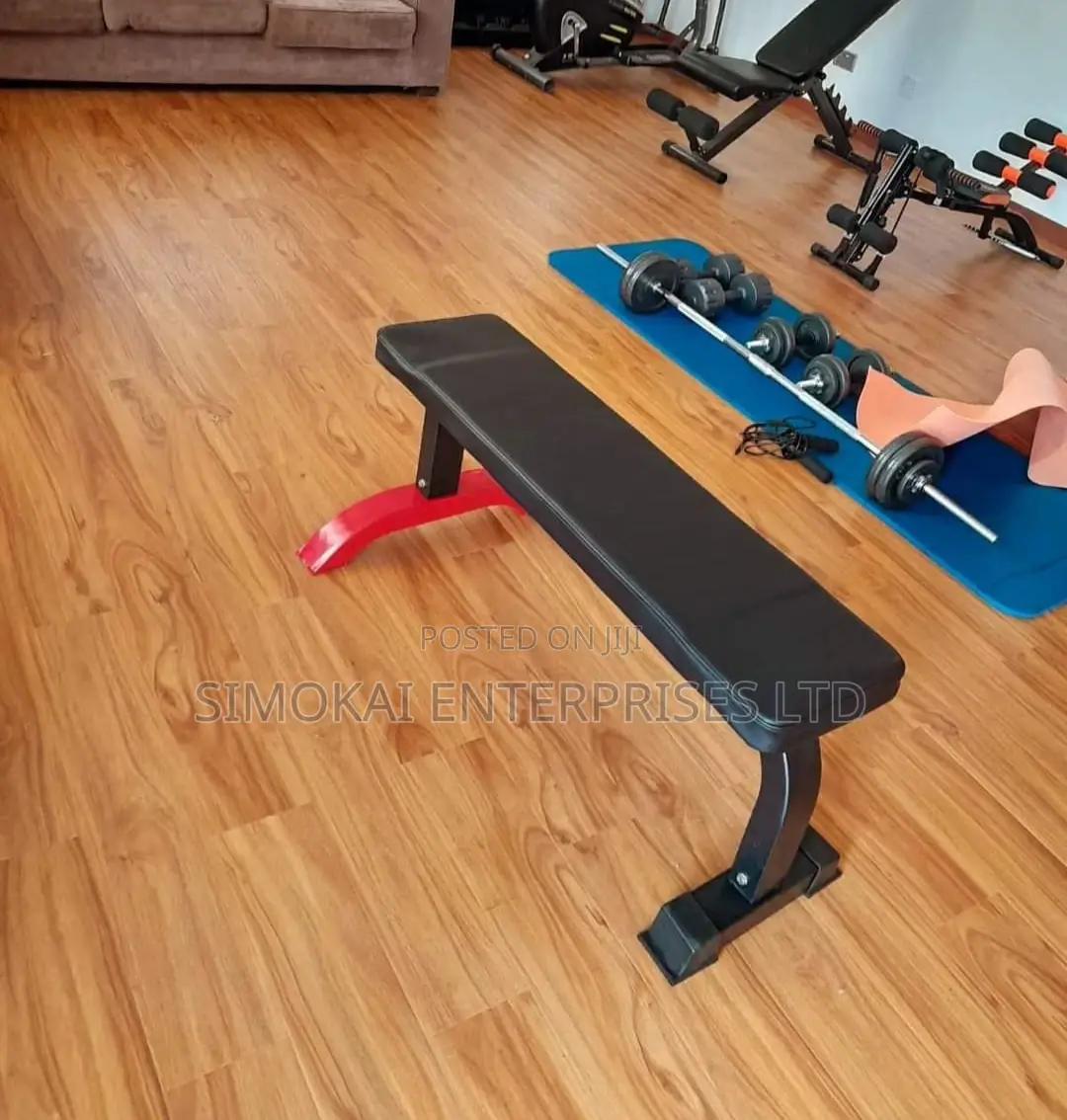 Commercial Gym Flat Weight Lifting Bench