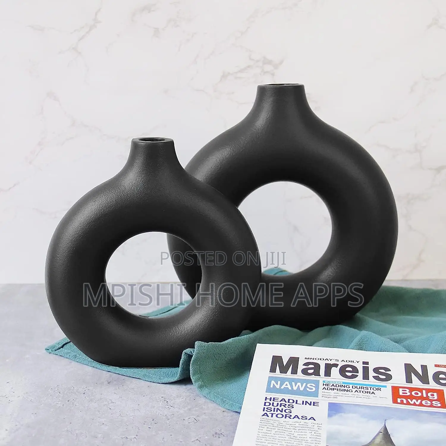 Ceramic Vase Set 2pcs