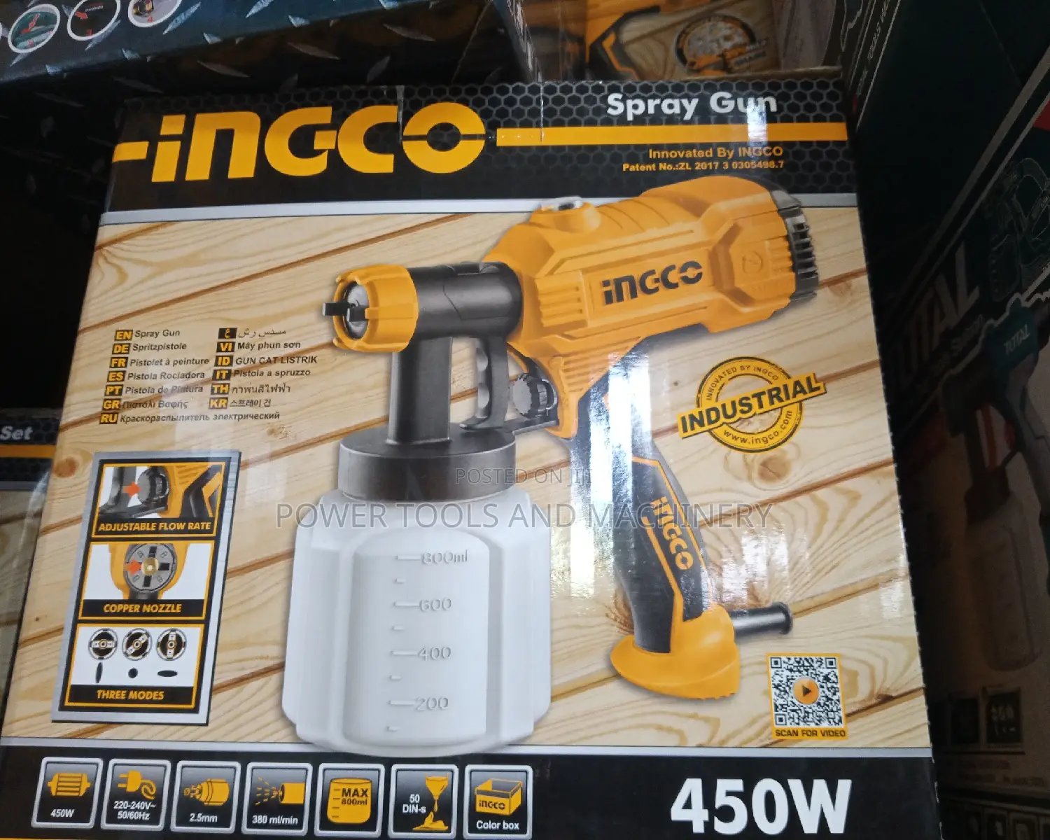 Ingco Spg3508 Electric Spray Gun 450W
