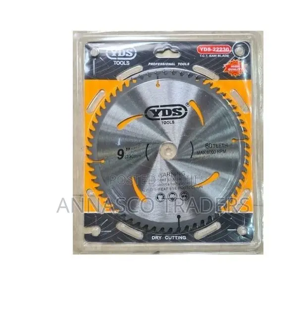 YDS 9inch 9" 60T Wood Cutting Circular Disc Saw Blade