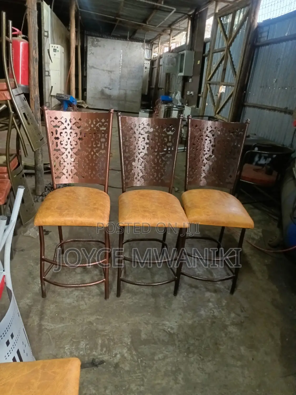 Restaurant Mabati Powder Coated Chairs.
