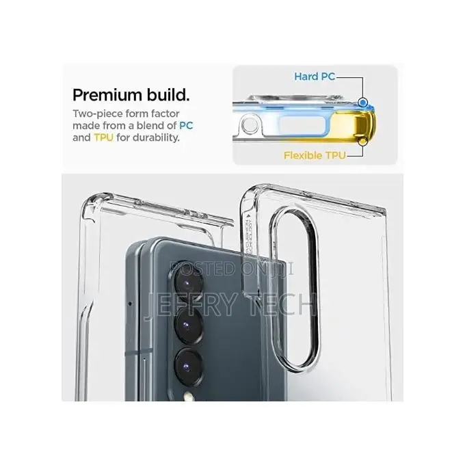 Samsung Galaxy Z Fold 4 Back Cover With Temper Glass, Screen