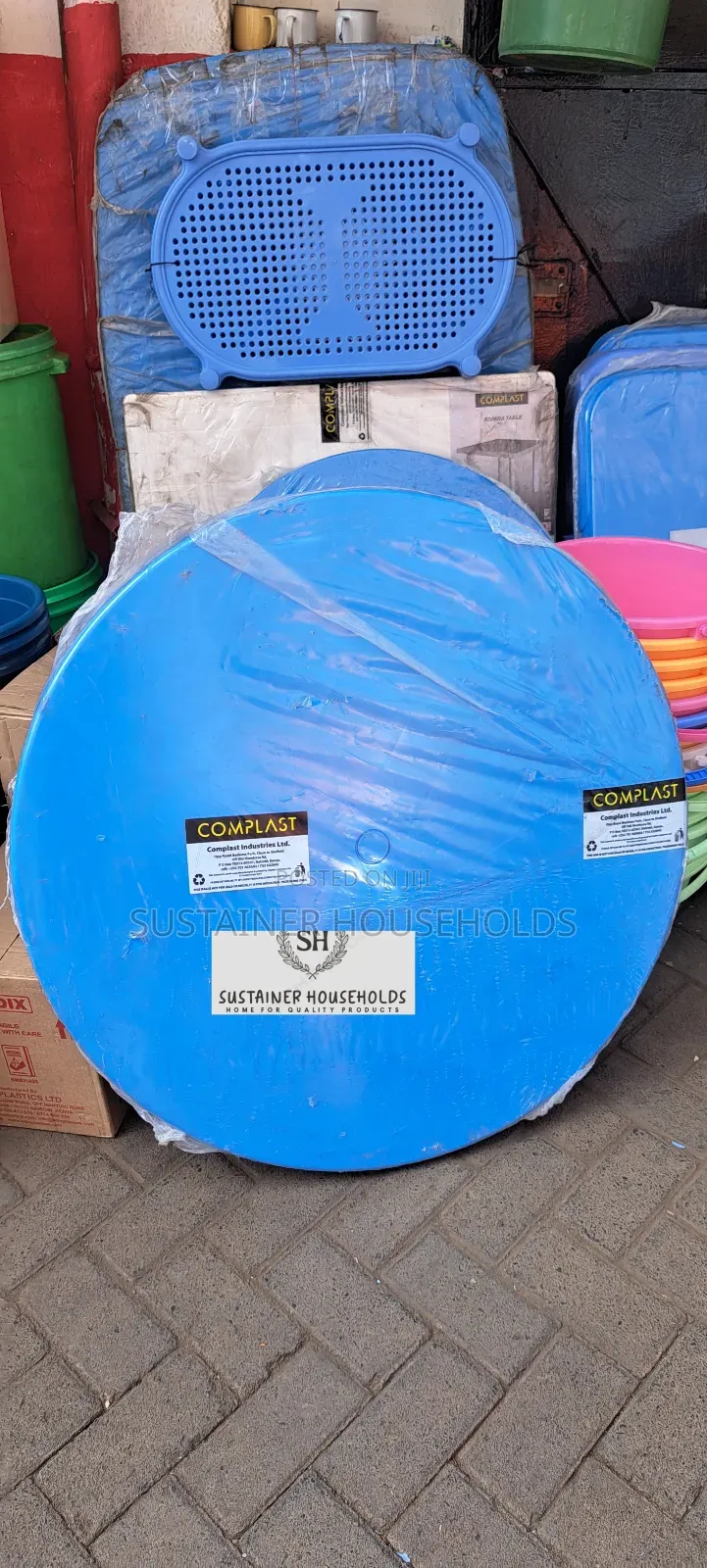 Large Round Plastic Table Available Now
