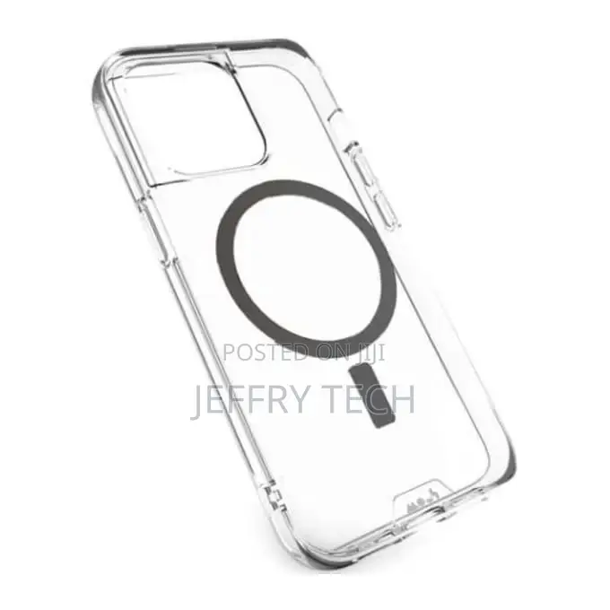 Wireless Charge Transparent Back Cover for iPhone 13 Pro Max