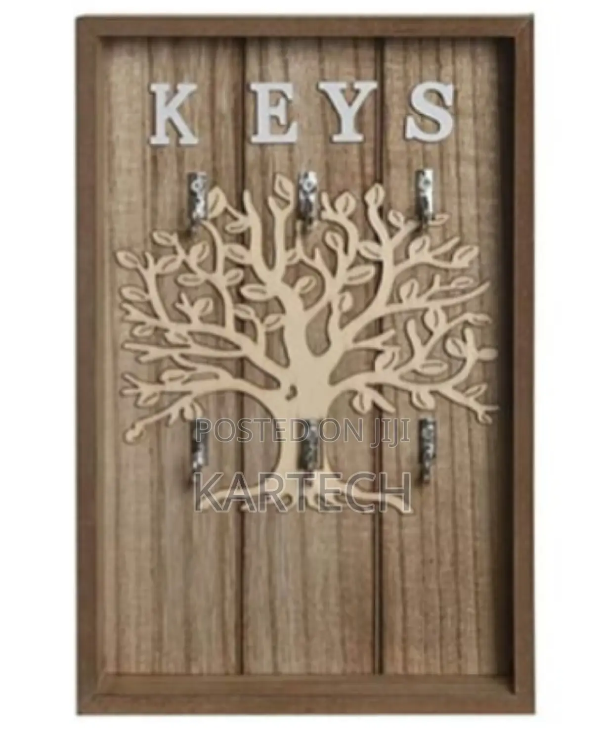 Family Tree Decorative Wooden Key Holder