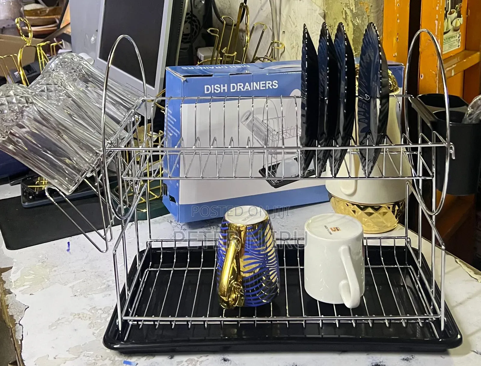 2 Layer Advanced Stainless Steel Dish Rack