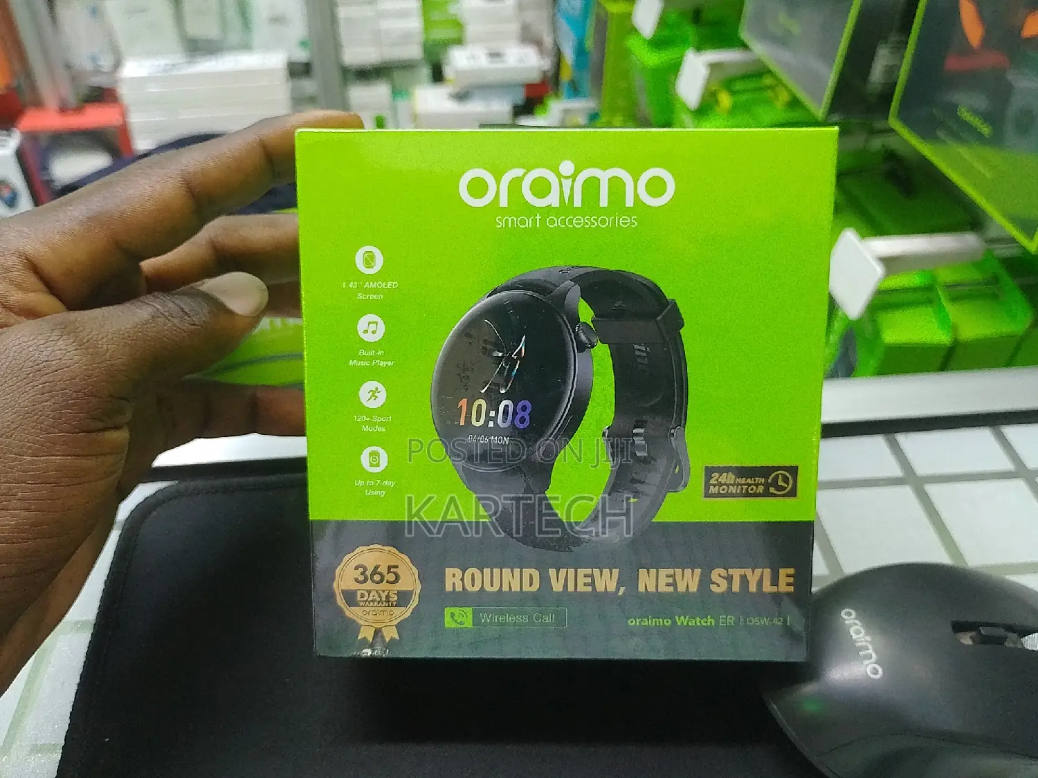 Oraimo Smart Watch ER AMOLED Screen