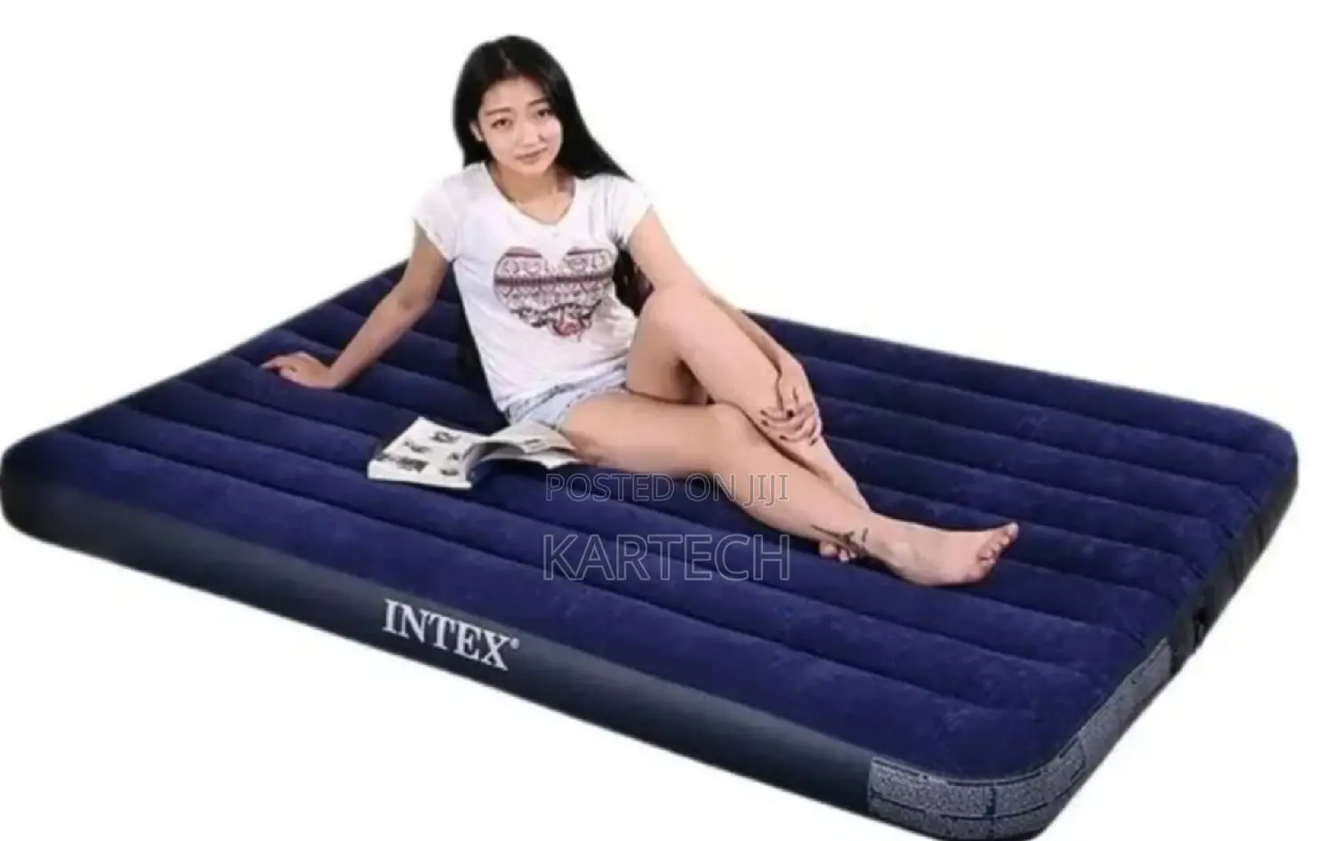 Intex Inflatable Mattress +Free Electric Pump 4*6
