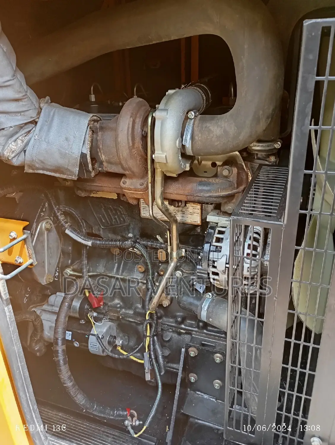 Ex UK Generator 65kva JCB