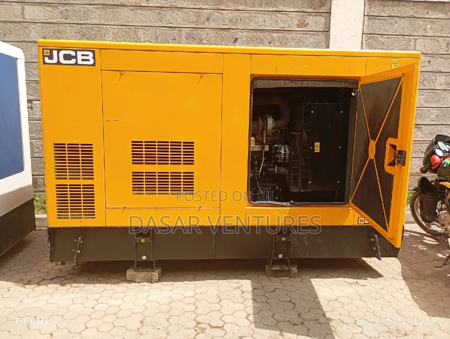 Ex UK Generator 65kva JCB