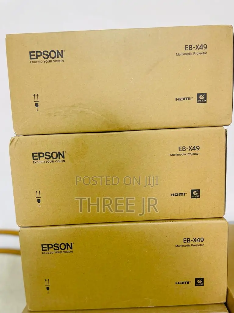 Epson EB -X49 Projector With 3600lumens With High Resolution