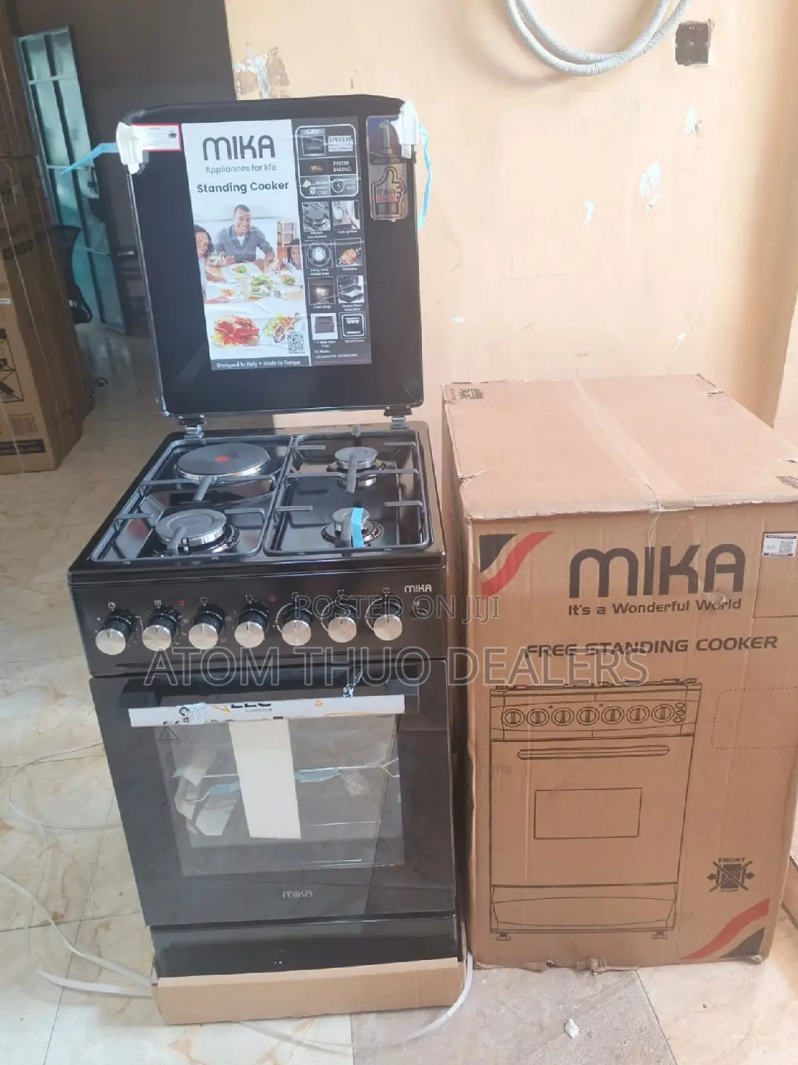New Mika 50*60 3+1 Standing Cooker With Electric Oven