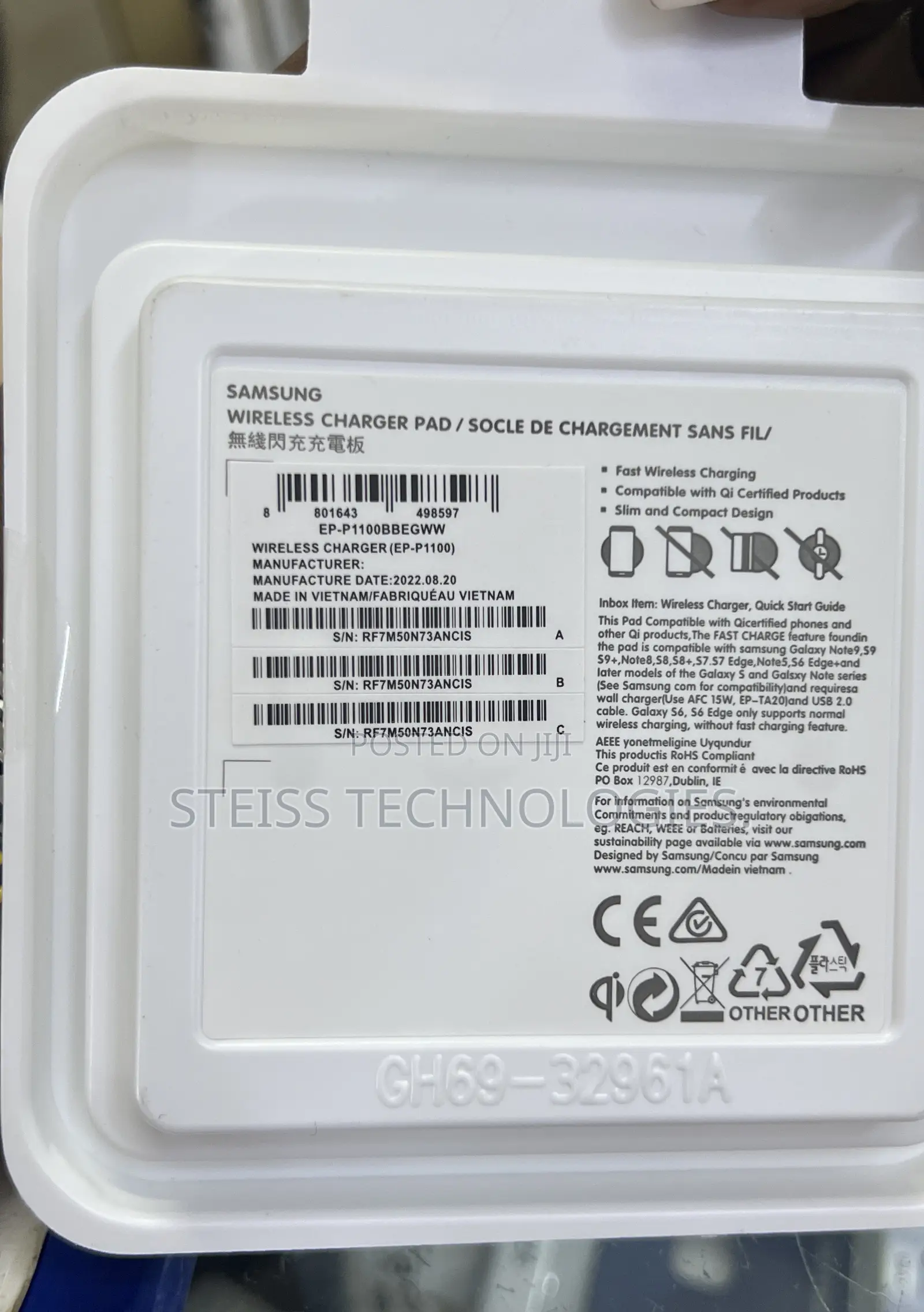 Samsung Fast-Wireless Pad.