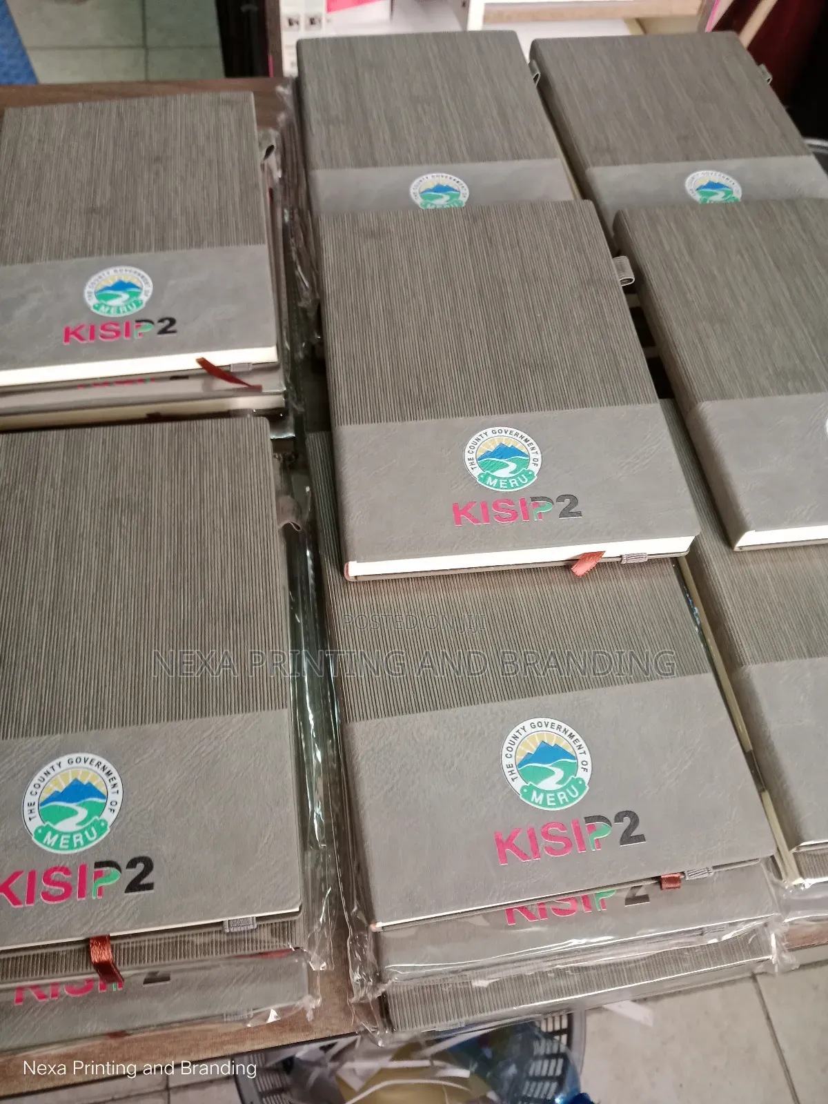 County Note Books Branding.