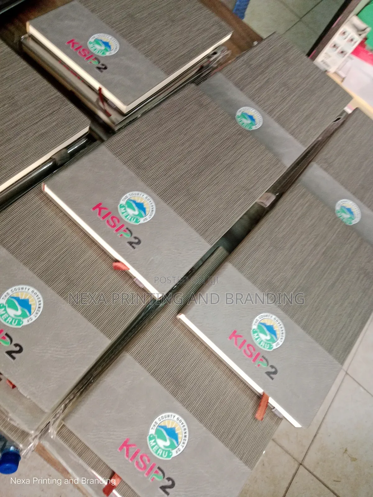 County Note Books Branding.