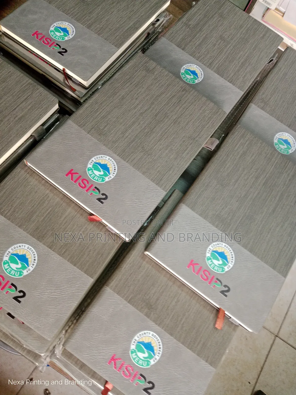 County Note Books Branding.