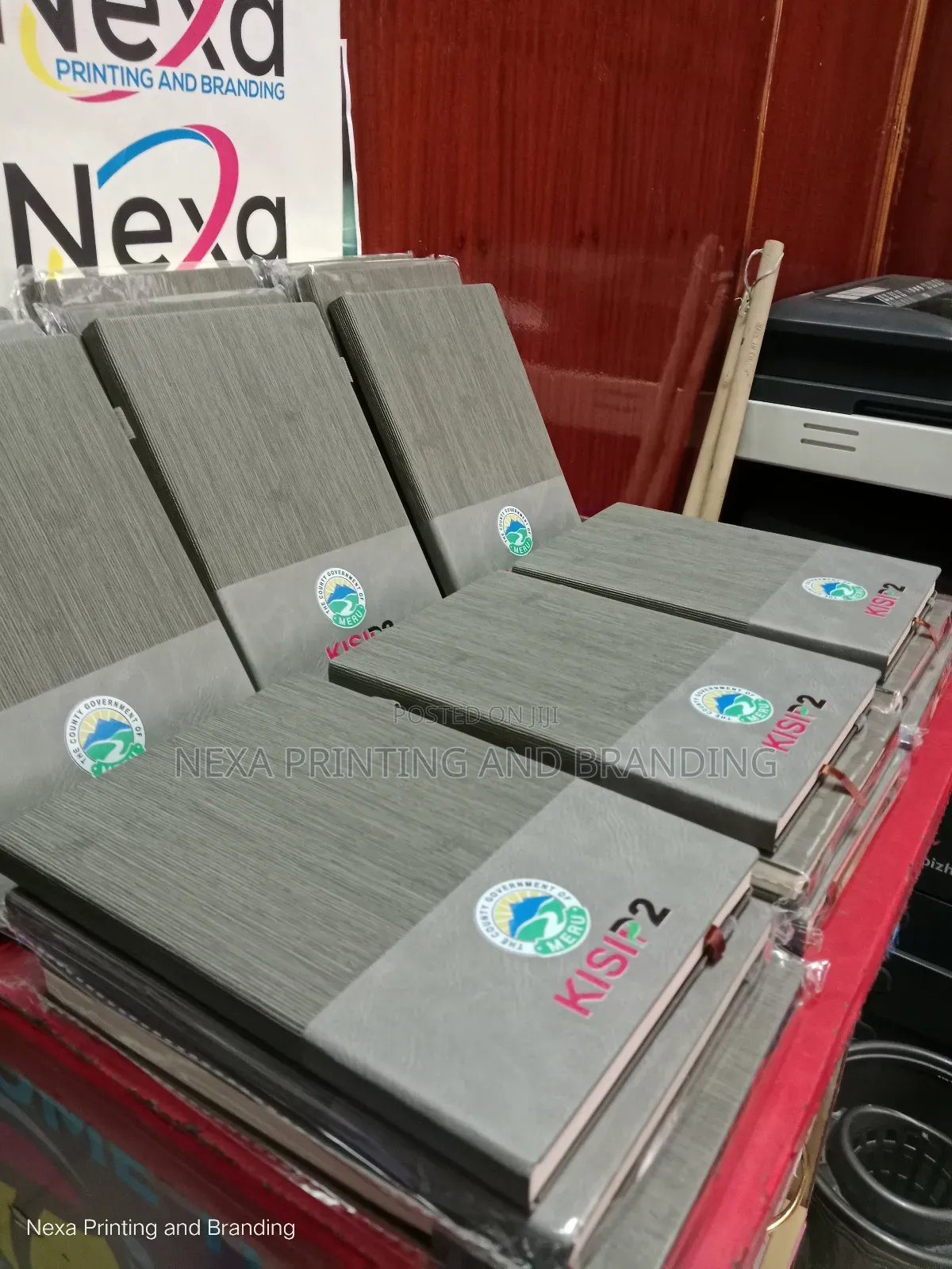Normal Strapped Hard Cover Notebooks Branding
