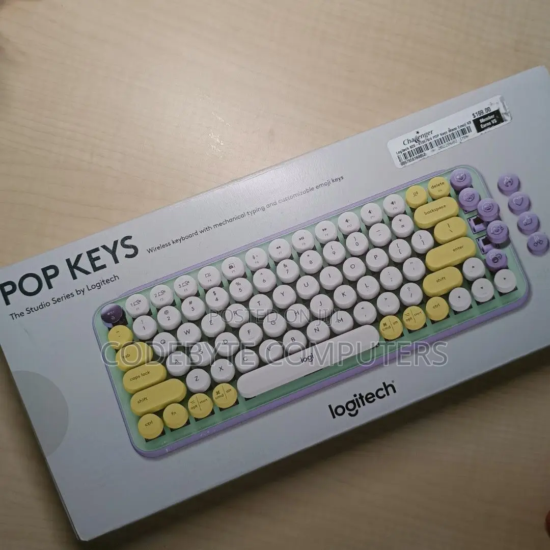 Logitech POP KEYS Wireless Keyboard/Customizable Emoji Keys