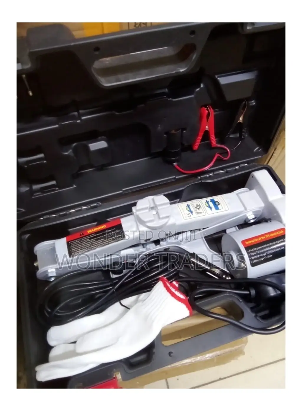 Electric Car Jack Kit With Impact Wrench