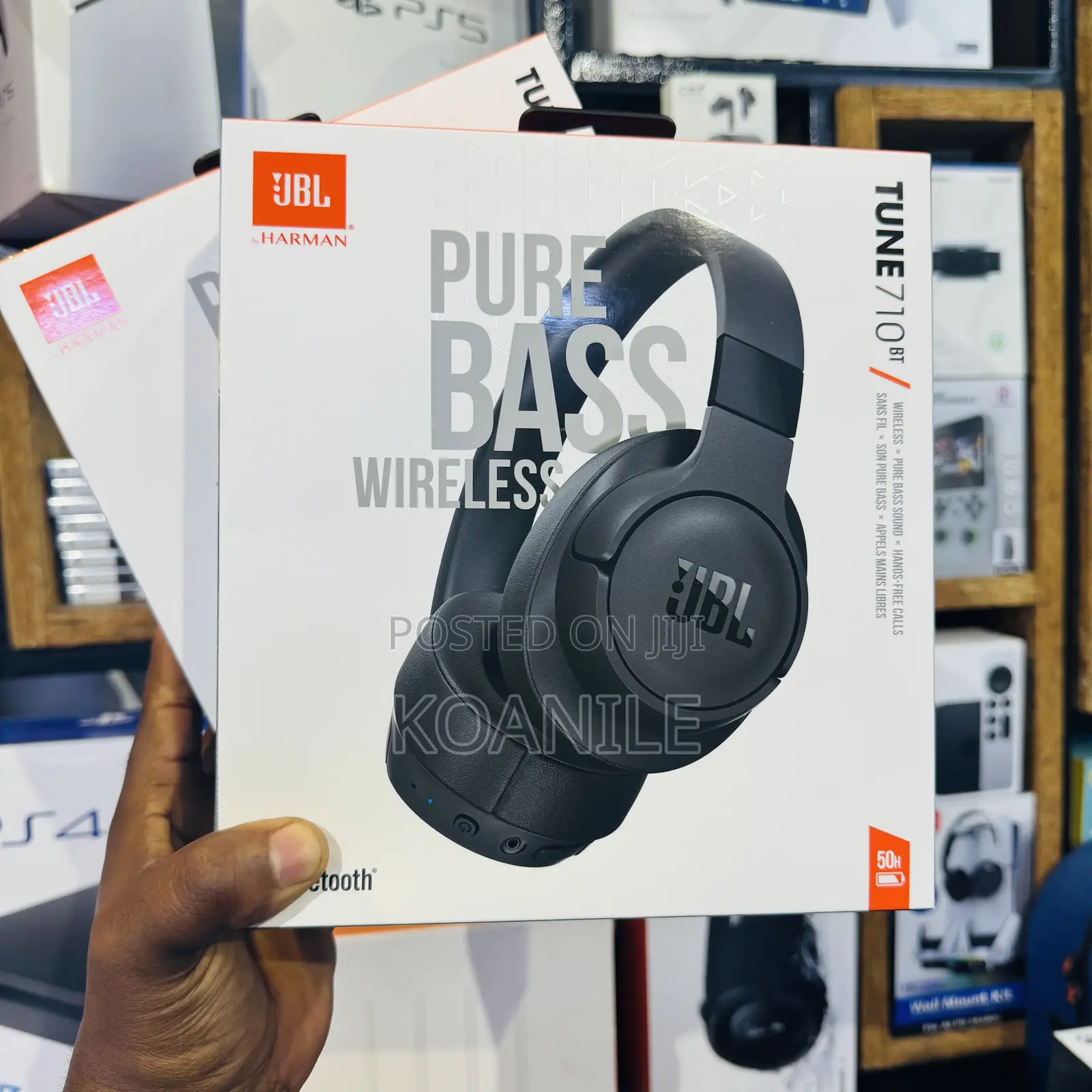 JBL Tune 710BT Wireless Over-Ear Bluetooth Headphones
