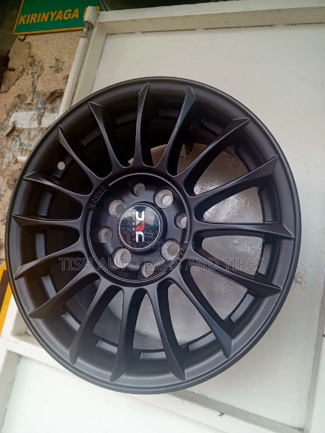 RC Black Universal 14 Inch Rims Set