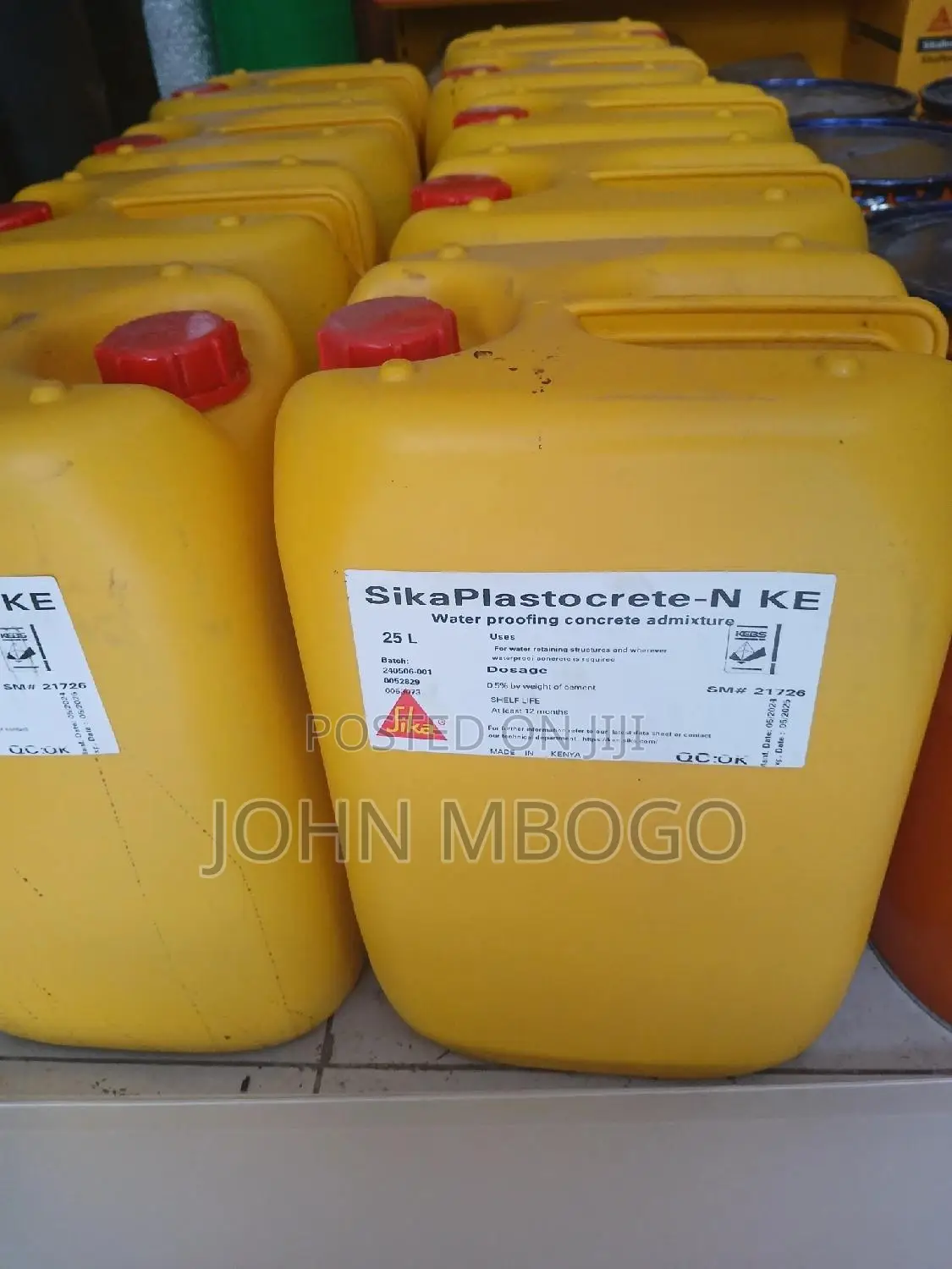 Sika Plastocrete N- Waterproofing Admixture .,