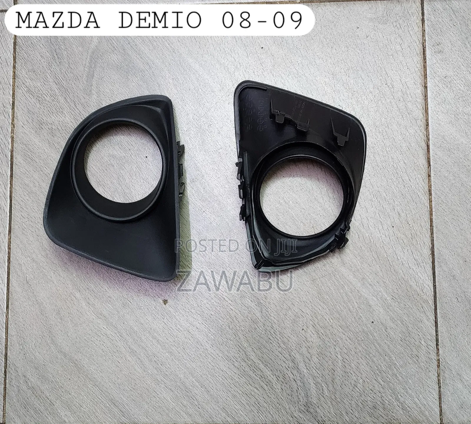MAZDA Demio 08-09 FOGLIGHT COVER Black
