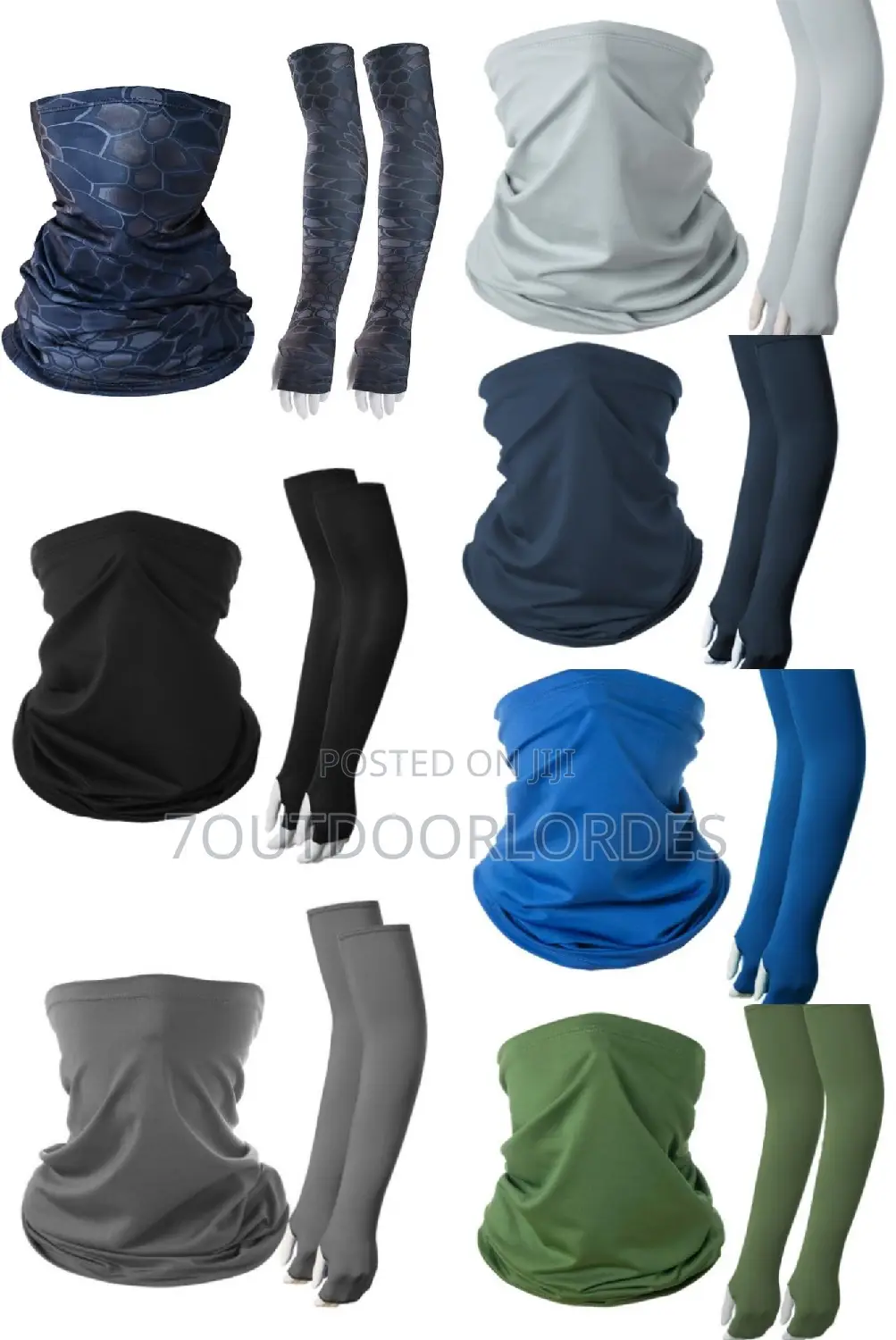 Armsleeves and Neck Gaiter Set