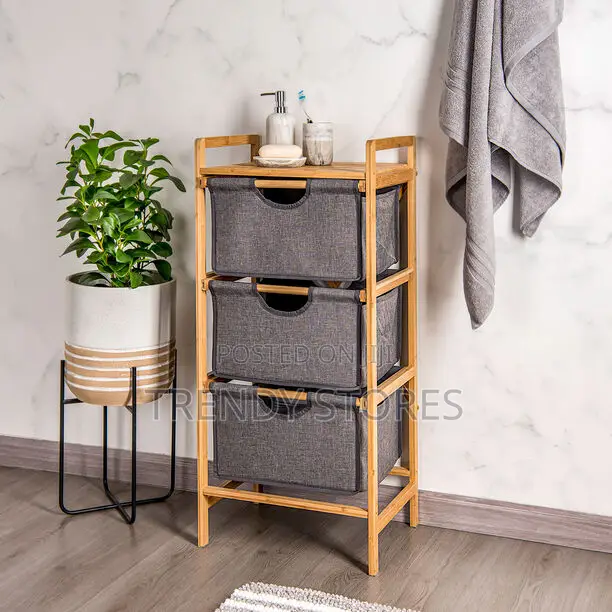 3 Tier Bamboo Storage