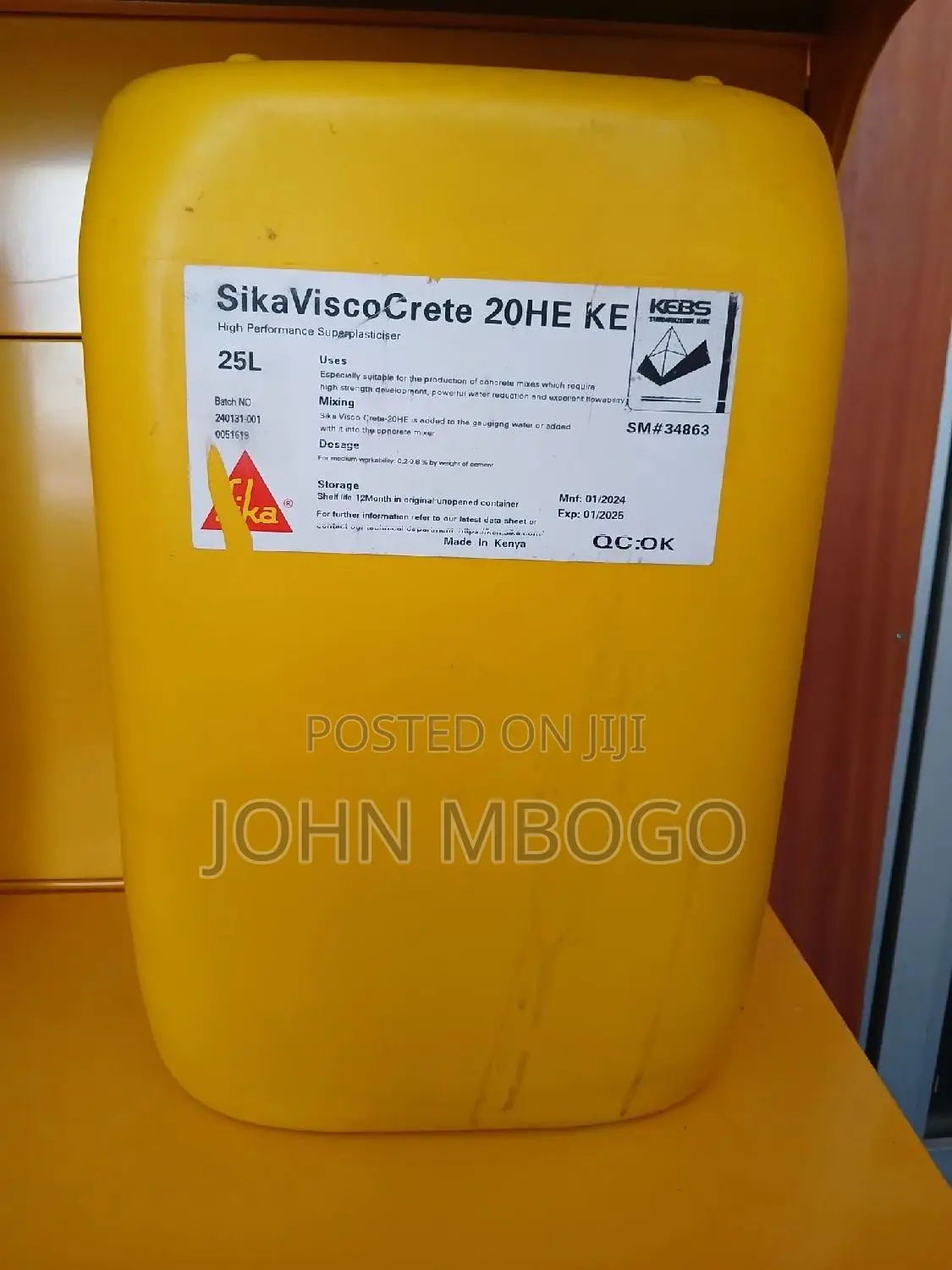 Sika Viscocrete 20HE KE.